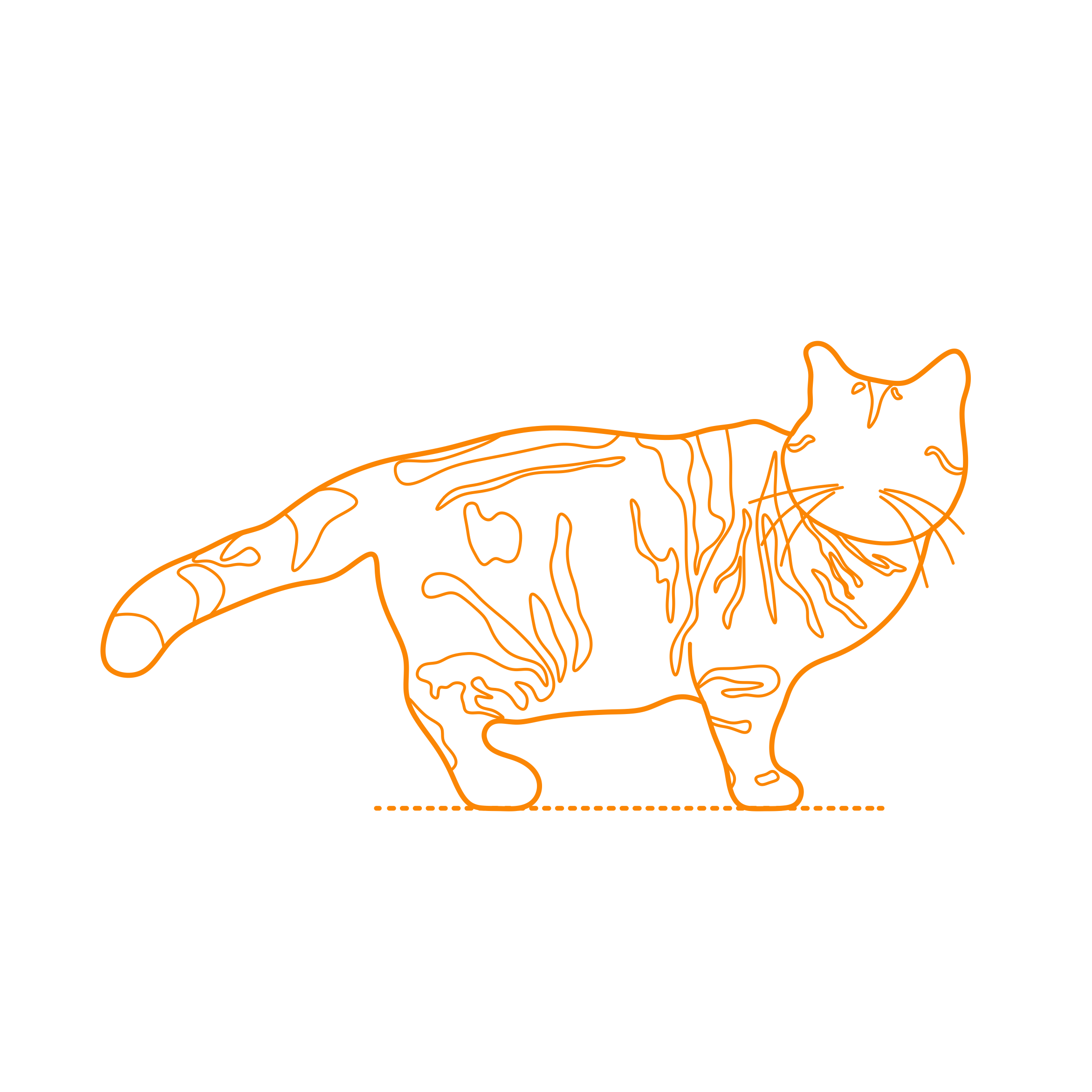 Animals Cats American Shorthair Silhouette Svg Vector Free Vectors